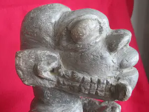 Bakongo - Ntadi Stenen graffiguur : Reus op olifant kopen? Bied vanaf 80!