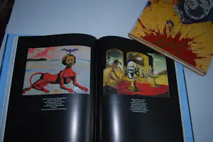 Salvador Dali - 2 hardcovers, waarvan 1 met een kleurenlitho (31x44 cm) kopen? Bied vanaf 150!
