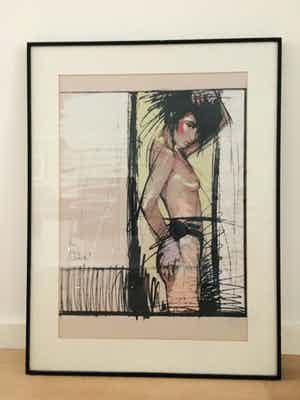 Nico Vrielink - Vrouw van opzij afgebeeld verkocht voor € 150!