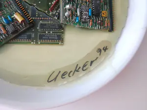 Günther Uecker - "Electronic Salat" - Unikat - handsigniert kopen? Bied vanaf 1000!