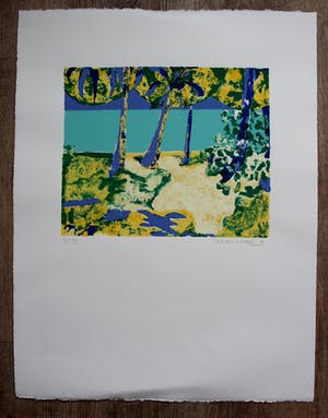 Jeroen Krabbé - Zeefdruk: A view from my window - 1995 (laatste exemplaar) kopen? Bied vanaf 150!