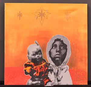 Niet of onleesbaar gesigneerd - Portret moeder en kind verkocht voor € 1!