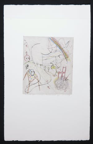 Henk Visch - Handgekleurde ets, De weg, voortgang in doorzichtigheid nr. 15 kopen? Bied vanaf 40!