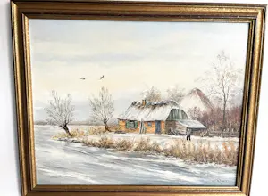 Cor Quax - Winterlandschap kopen? Bied vanaf 130!