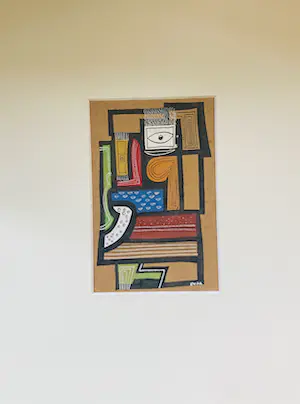 Pavel Husa - Abstracte compositie, origineel werk kopen? Bied vanaf 75!