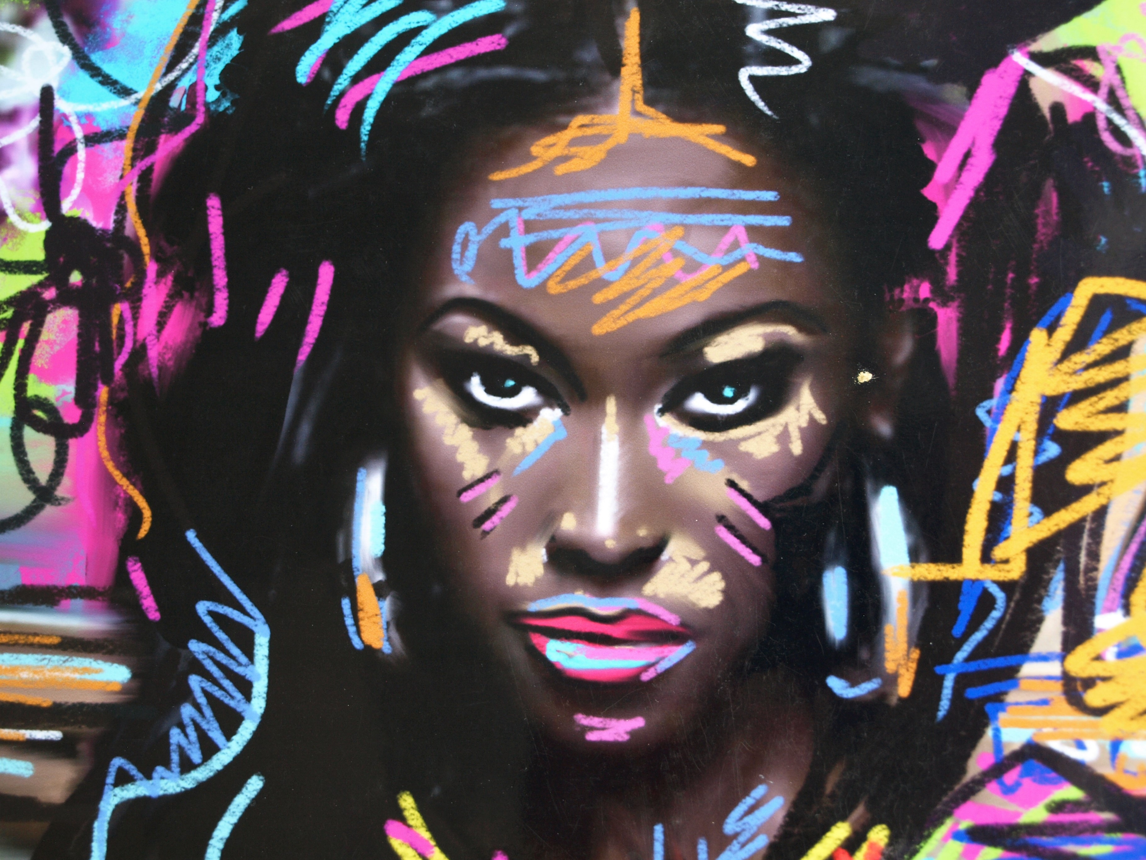 Peter Klashorst - Digitale print op fotopapier – Vrouw – gesigneerd - 2014 kopen? Bied vanaf 1!