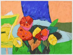 Henk van Vessem - Flowers I - Ingelijst - Groot kopen? Bied vanaf 50!