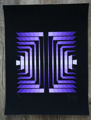 Jean Pierre Yvaral - zeefdruk: abstract kopen? Bied vanaf 125!