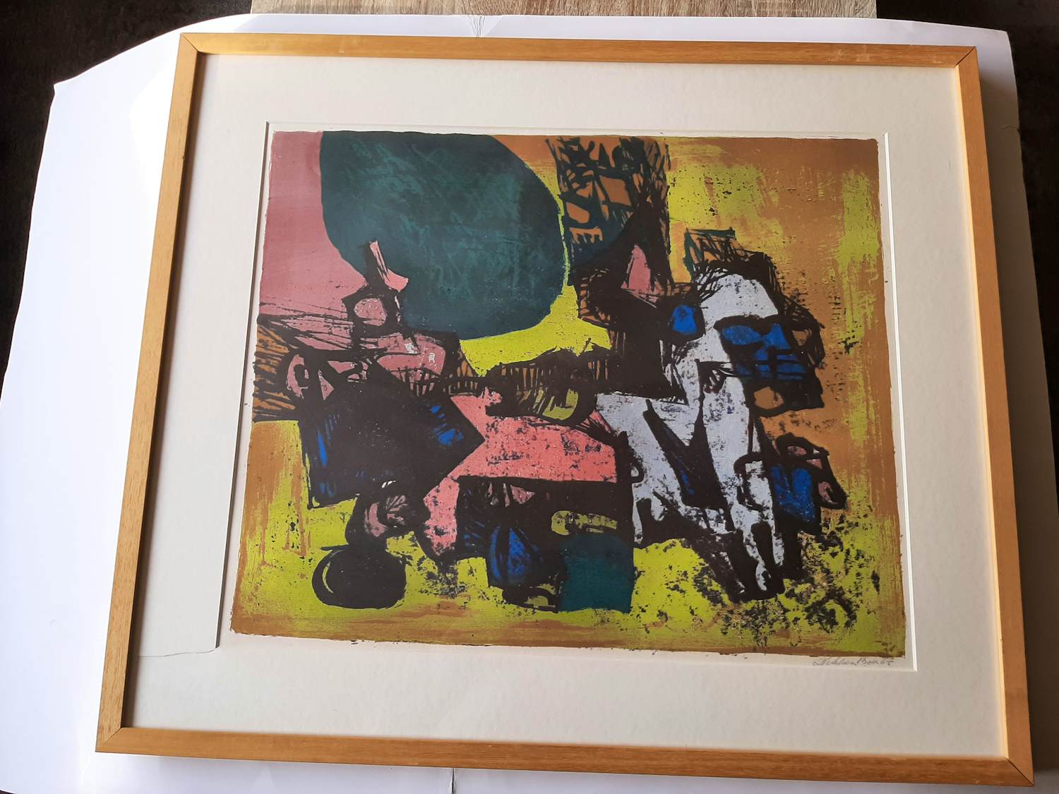 Daniel den Dikkenboer - Kleuren litho, Abstract werk kopen? Bied vanaf 40!