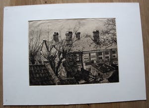 Cornelis Brandenburg - Ets: Amsterdam kopen? Bied vanaf 75!