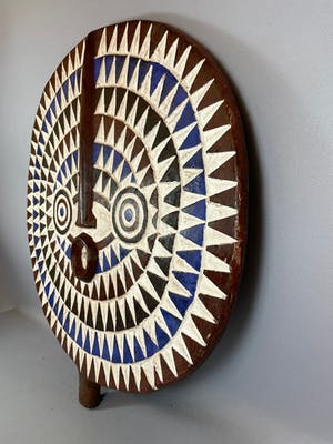 Mossi - Tribal Used African MOSSI SUN Mask - Burkina Faso. kopen? Bied vanaf 25!