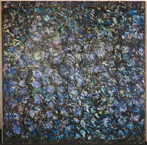 Angelos Tassopoulos - Olieverf op doek, Abstracte compositie - Zeer groot kopen? Bied vanaf 400!