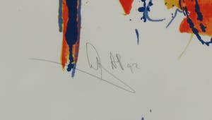 Arty Grimm - Zeefdruk, Zonder titel - Ingelijst kopen? Bied vanaf 50!