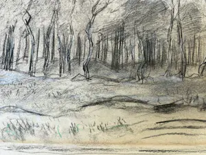 Anton Mauve (sr.) - Bomenrij in een winters landschap kopen? Bied vanaf 110!