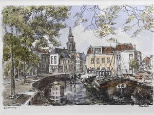 Bob Brobbel - Zicht op Martinitoren kopen? Bied vanaf 25!