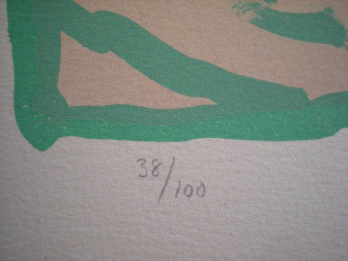 Pierre Alechinsky - Pierre Alechinsky, grote handgesigneerde litho, Labyrinth kopen? Bied vanaf 650!