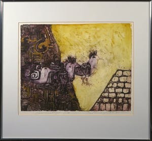 Sam Parabirsingh - Kleurenets, (..) Amerika prent - Ingelijst kopen? Bied vanaf 1!