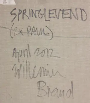 Willemien Brand - Gemengde techniek op doek, Springlevend - (Zeer groot) kopen? Bied vanaf 300!