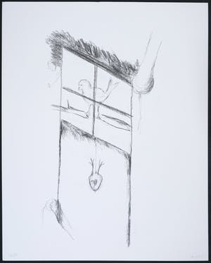 Hans Kuijs - Lot van vier litho's, Het verloren paradijs kopen? Bied vanaf 1!