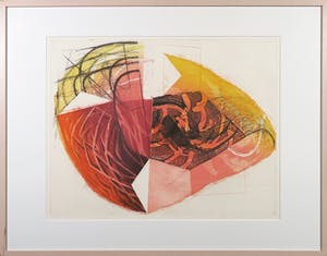 Hans Vredegoor - Ets, Double Mixte 4 - Ingelijst kopen? Bied vanaf 35!