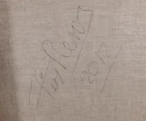 Pim Lenos - Olieverf op doek, Geometrische compositie (Groot) kopen? Bied vanaf 500!