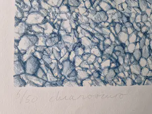 Eric de Nie - Ets en aquatint - minimalistische compositie "Chiaroscuro" - kleine oplage kopen? Bied vanaf 67!