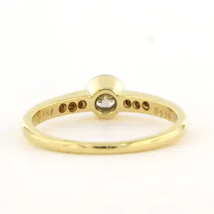 RICHARZ - 18k bicolour gouden ring met briljant geslepen diamant tot. 0.33ct kopen? Bied vanaf 460!