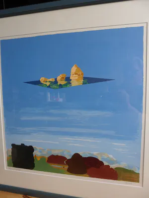 Rien Bout - Zeefdruk. Titel, Paisaje flotante no. 2 kopen? Bied vanaf 40!