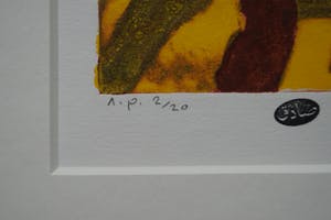 Sadik Kwaish Alfaji - twee etsen - zonder titel kopen? Bied vanaf 30!