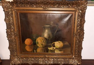 Piet Cottaar - tinnen kan met fruit kopen? Bied vanaf 200!