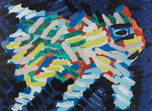 Karel Appel - Zeefdruk, Happy Cat - Ingelijst kopen? Bied vanaf 500!