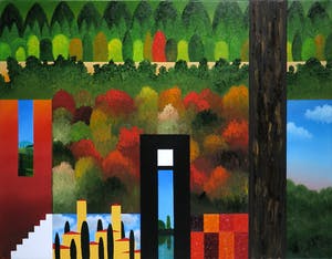 Manuel Claasen - Acryl op doek, Landschap (Groot) kopen? Bied vanaf 1!