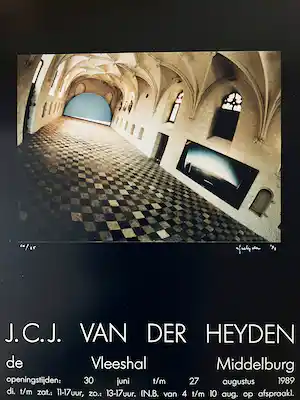 JCJ VANDERHEYDEN - Tentoonstellingsaffiche ( Kleine oplage en GESIGNEERD) vendu pour 68€ !