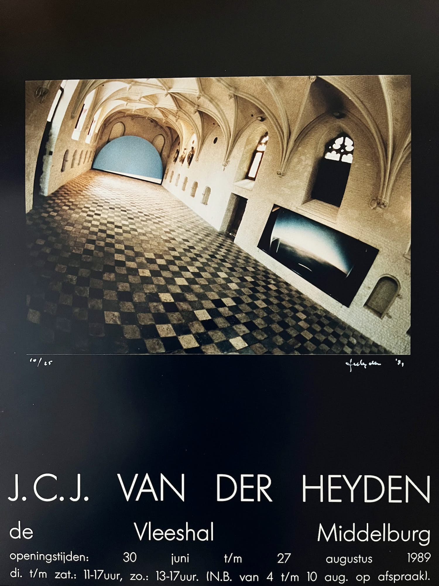 JCJ VANDERHEYDEN - Tentoonstellingsaffiche ( Kleine oplage en GESIGNEERD) verkocht voor € 75!