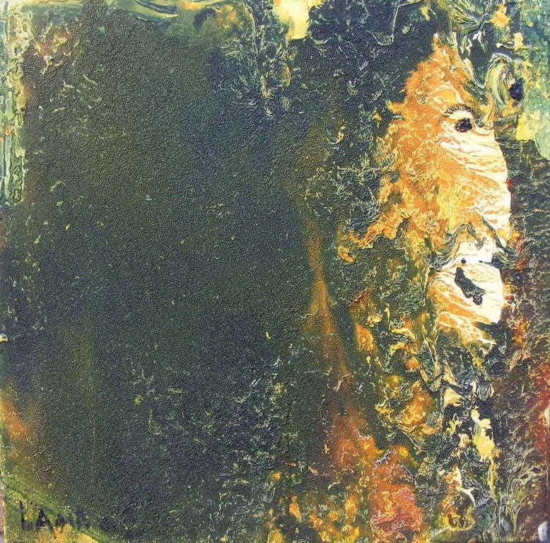 Matt Lamb - Matt Lamb, abstract topwerk! verkocht voor € 400!