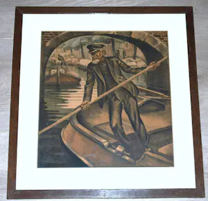 Kuno Brinks - Beurtschipper - schaarse/unieke kleurenlitho kopen? Bied vanaf 20!