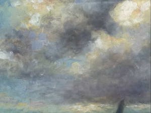 Louis Artan - 'Schip op zee' kopen? Bied vanaf 1295!