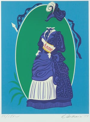 Robert Indiana - Litho, Anne uit Mother of us All - Ingelijst kopen? Bied vanaf 1!