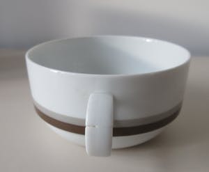 Wolf Karnagel - Vier porseleinen soepkommen servies Terra Compagna - Rosenthal Studio Linee kopen? Bied vanaf 24!