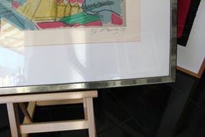 Corneille - Corneille Litho "Couple à paris", 1989 - EA kopen? Bied vanaf 250!