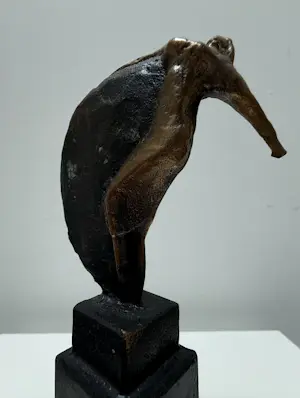 Ruurd Hallema - bronzen sculptuur | 'vrouwfiguur' | bronzen sokkel kopen? Bied vanaf 250!
