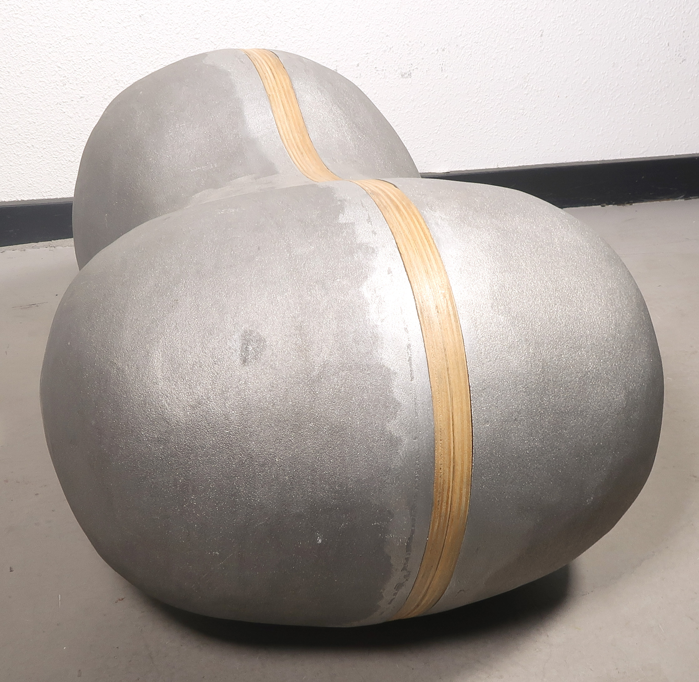 Henk Ovink - Object van aluminium en hout, Paarlen kopen? Bied vanaf 150!