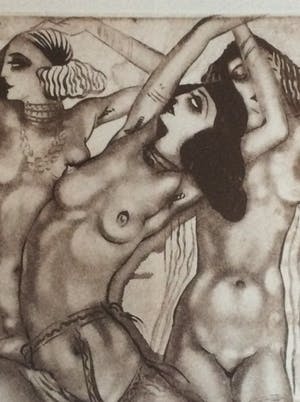 Arthur Greuell - 1891-1966. 3 Erotische Naakten kopen? Bied vanaf 65!