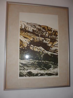Antony van Lieshout - Litho. titel, "Baranco del Muscarat". kopen? Bied vanaf 30!