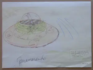 Panamarenko - BING II / KLEUROFFSET / 27x37cm / 2004 / DE STANDAARD MAGAZINE kopen? Bied vanaf 20!