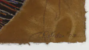 Liesbeth Rahder - Zeefdruk op geschept papier, Zonder titel - Ingelijst kopen? Bied vanaf 50!