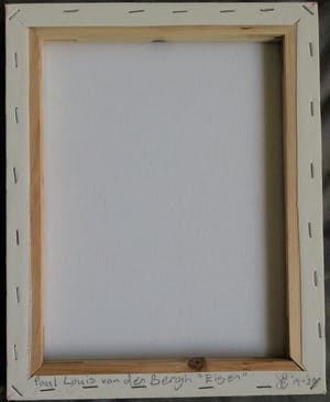 Paul Louis Van Den Bergh - Gemengde techniek op Canvas - "Eigen" - Gesigneerd kopen? Bied vanaf 40!