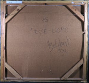 Jan Bollaert - Gemengde techniek op board, Ecce-Uomo (Zeer Groot) kopen? Bied vanaf 1!