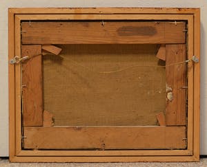 Lion Schulman - Winterlandschap met een boerderij en hooischelven kopen? Bied vanaf 100!