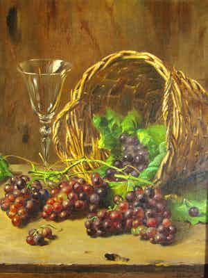 Willem Roelofs (jr.) - Stilleven met fruit verkocht voor € 275!